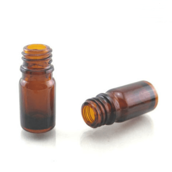 Hot New Products Manual Mills - 1ml, 2ml, 3ml 5ml 10ml amber glass essential oil bottle – Credible