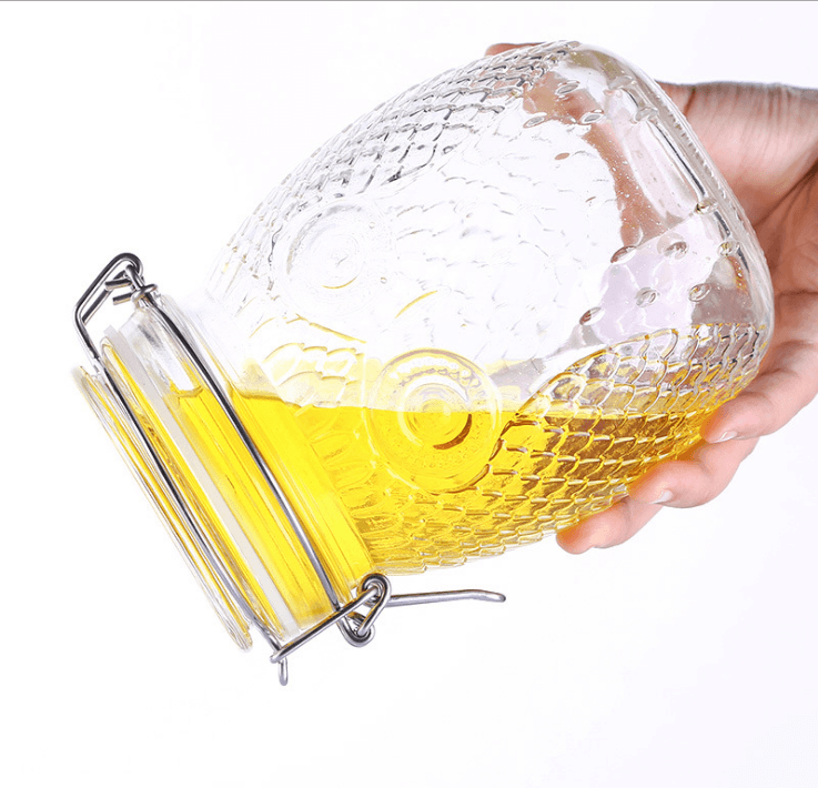 Good User Reputation for Portable Glass Bottle - 1100ml 2200ml Owl seal Glass Jar – Credible