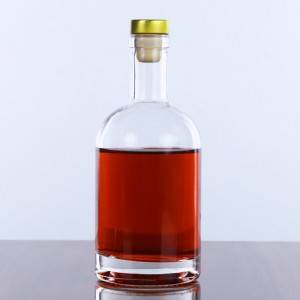 New Arrival China Glass Jars And Metal Lids - 100ml to 1000ml Transparent Glass Wine Liquor Bottles Empty Glass Bottle Whisky Vodka bottles – Credible