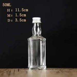 Manufacturer of Stem Glass Jar - 50ml mini wine bottle – Credible