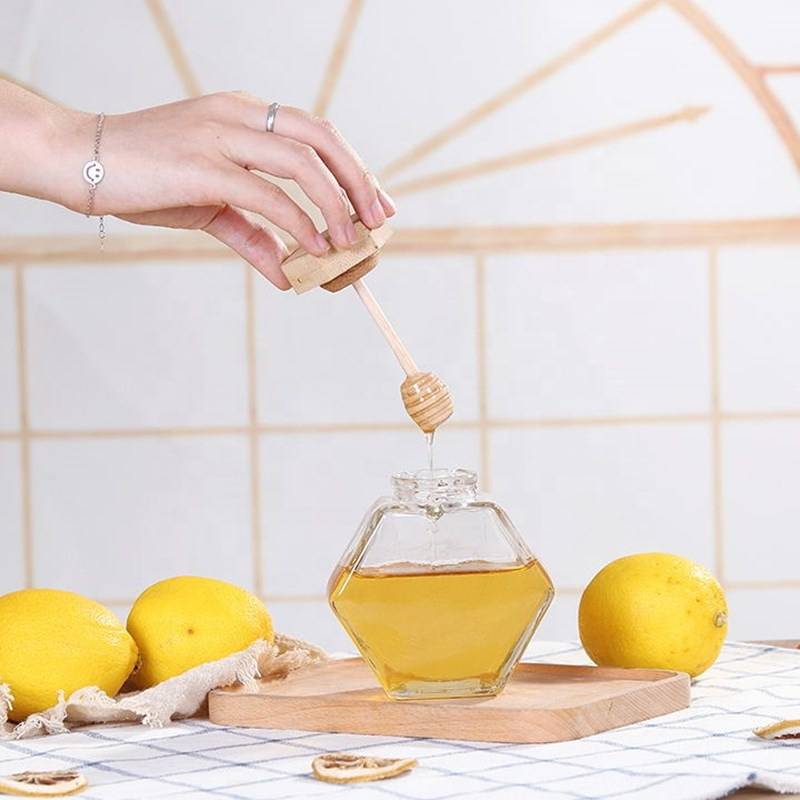 Factory Supply Body Cream Jar - Wooden Honey Dipper Stick Bamboo Honey Dipper – Credible
