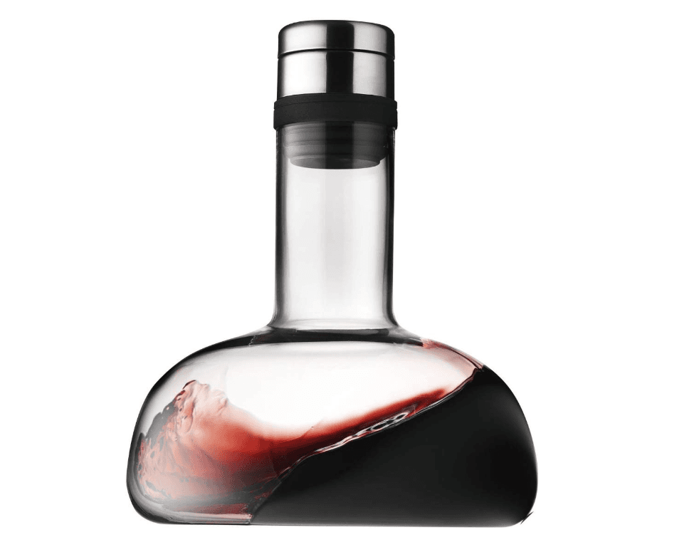 Factory making Small Volume Perfume Glass Bottle - Wine breather Carafe with lid 50oz for stock – Credible