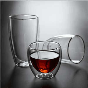 Low price for Bottle Glass Wine - Double glass wall cup high borosilicate glass without hand – Credible