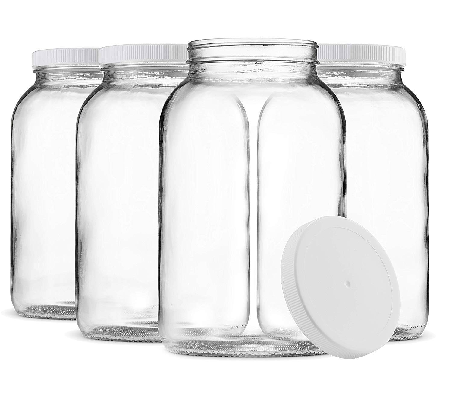 2019 New Style Cold Press Juice Glass Bottle - 1 Gallon 3.75L  glass bottle jar – Credible