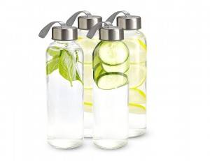 Original Factory Wine Glass - 350ml 500ml 600ml 1000ml custom classic clear glass water bottle  – Credible