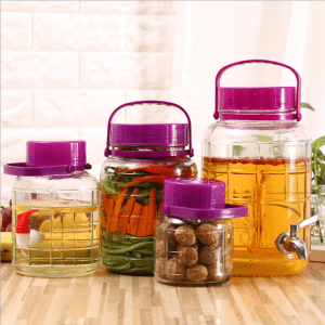 glass wine jar food storage jar Pickles altar