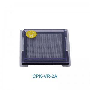 2 дюймдік Cryspack субстрат тасымалдаушылары, CPK-VR-2A гель жабыны бар пластик қораптар