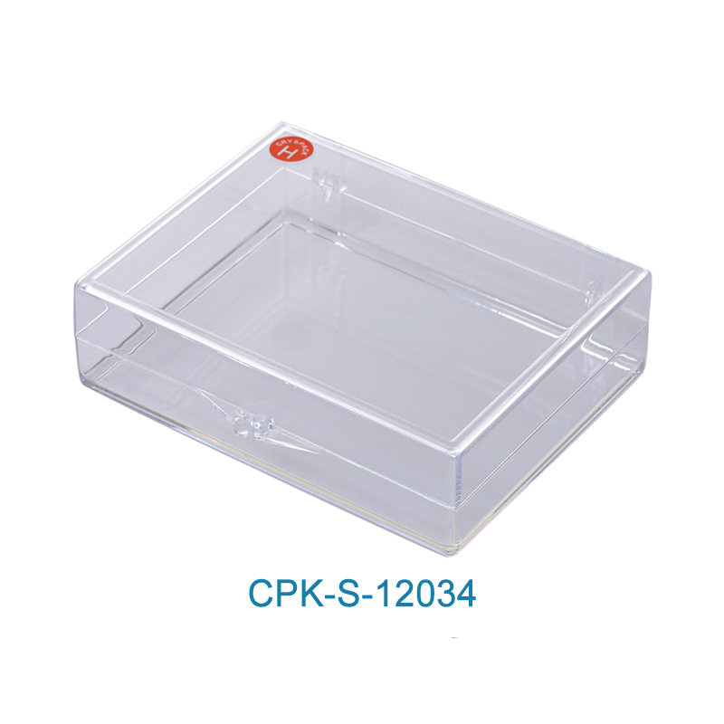 High Transparency Visible Plastic Box Small Size Clear Storage Case with Lid  CPK-S-12034