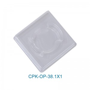 High Quality Jewelry Pack Box Plastic Transparent Storage - Plastic Packaging Blister CPK-OP-38.1X1 – CrysPack