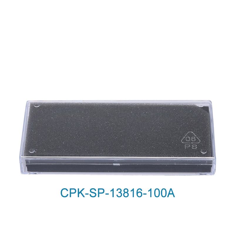 Transparent Mini Prism Collect Packing Box Optical Usage Sponge Boxes CPK-SP-13816-100A
