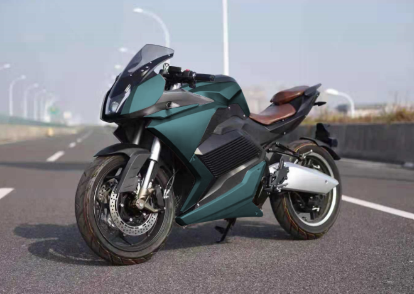 Hot-selling 100km/H Electric Motorcycle - EEC & COC E-ScootersEEC & COC Flash 5000W-12000W Max 150kmh Electric Motorcycle – CSE detail pictures