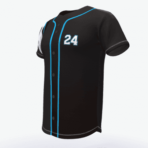 Wholesale 100% polyester oem printed baseball garments