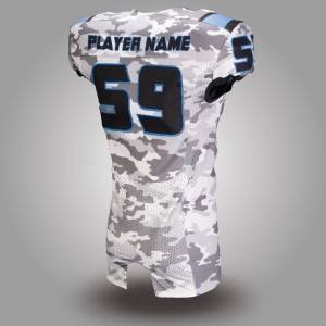 sublimated american football jersey with custom name and numbers