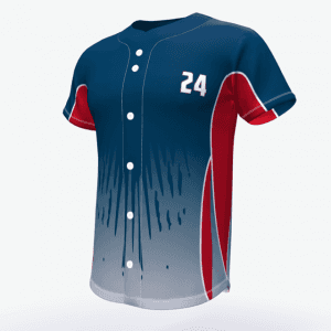 OEM Sublimation Printed Sports Wear Baseball Jersey