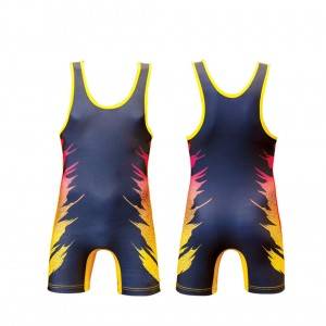 Full Button Baseball Jerseys - Hot design wholesale sublimated wrestling singlets – China Suppliers