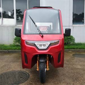 Electric Passenger Tricycle with LED Lights
