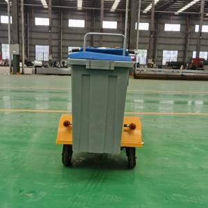 Electric Mini Garbage Collecting Tricycle / 3 Wheel Electric Dustbin Transporter / Open-body Garbage Transporting Tricycle / Electric Cleaning Tricycle