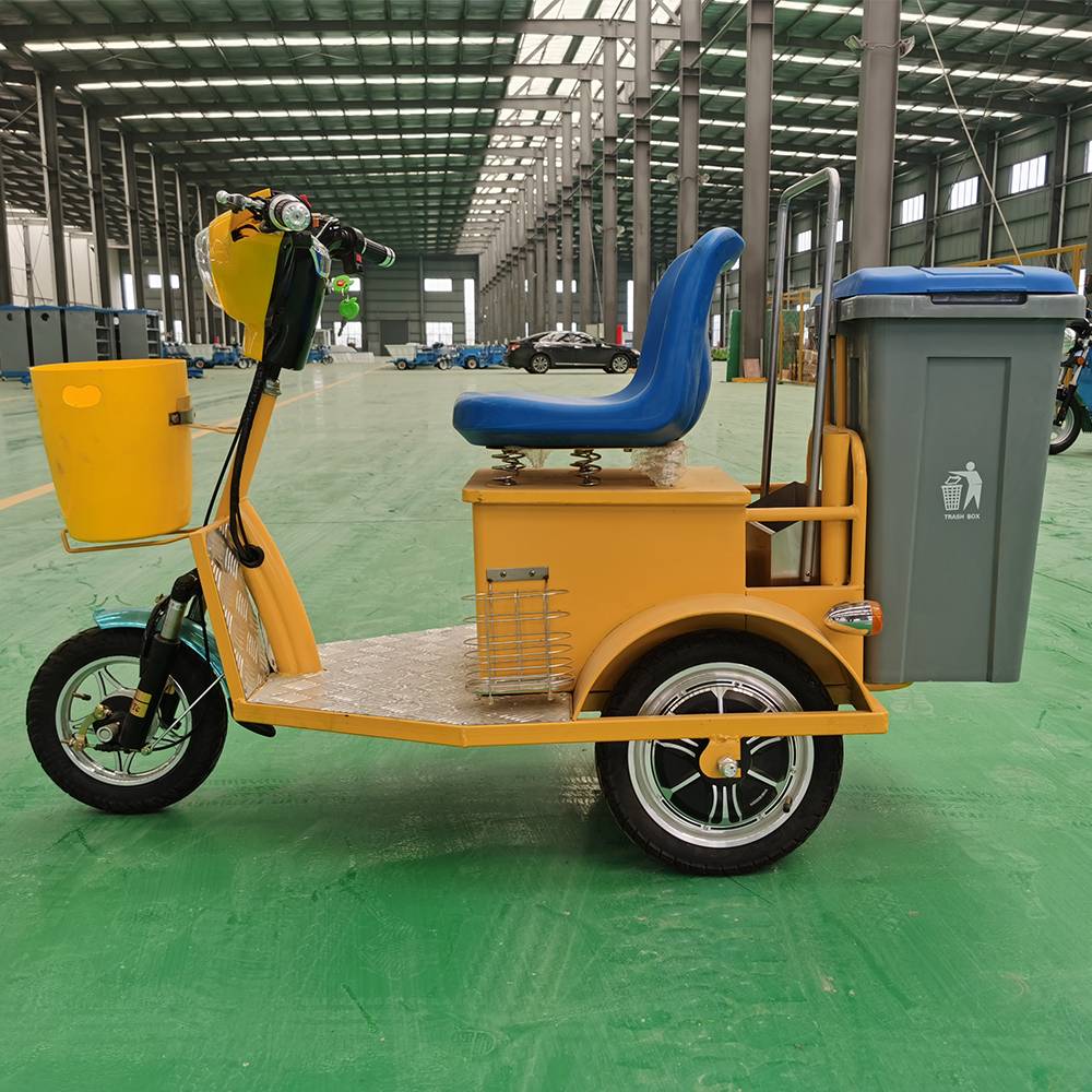Factory wholesale Electric Garbage Tipper Trucks - Electric Mini Garbage Collecting Tricycle / 3 Wheel Electric Dustbin Transporter / Open-body Garbage Transporting Tricycle / Electric Cleaning Tr...
