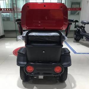 Electric Passenger-Cargo Combined Tricycle /3-seat mini passenger tricycle/ Multi-function Electric Tricycle
