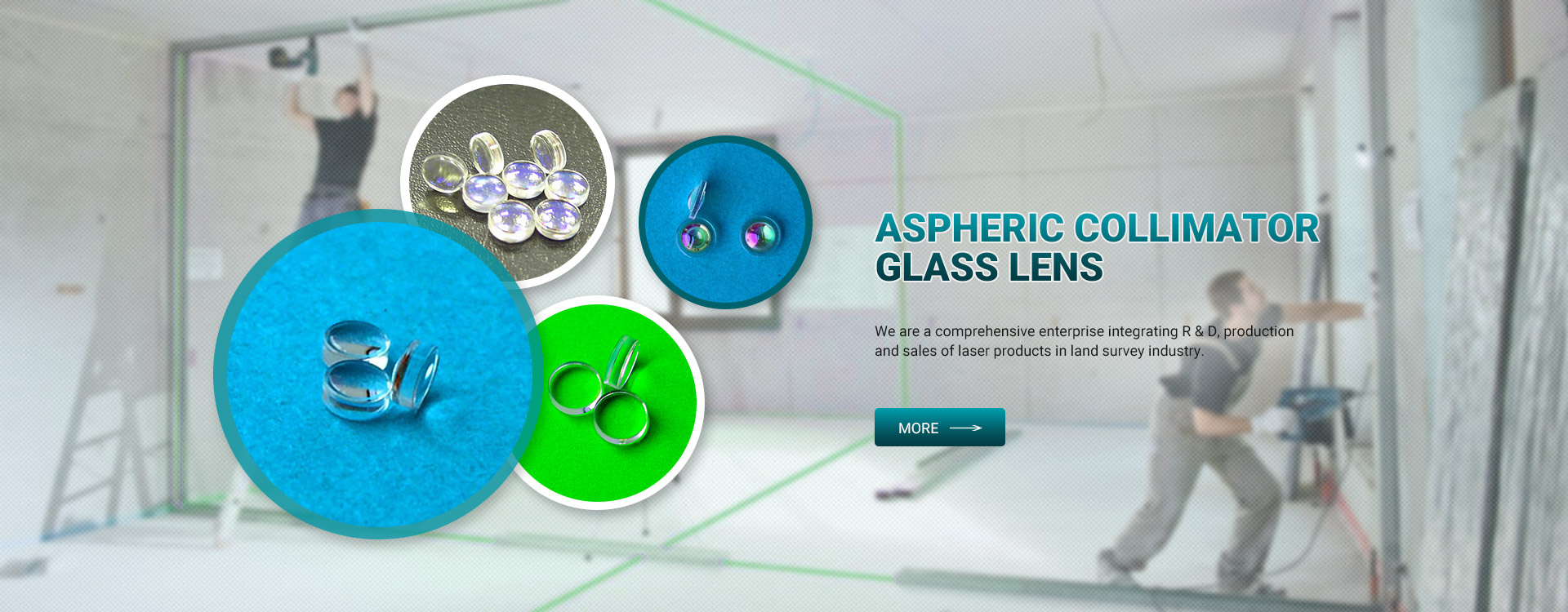 Aspheric Collimator ग्लास लेन्स