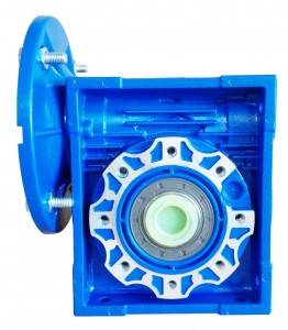 Aluminium housing 0.75 – 4 kw worm gear speed reducer worm gearbox for food machinery