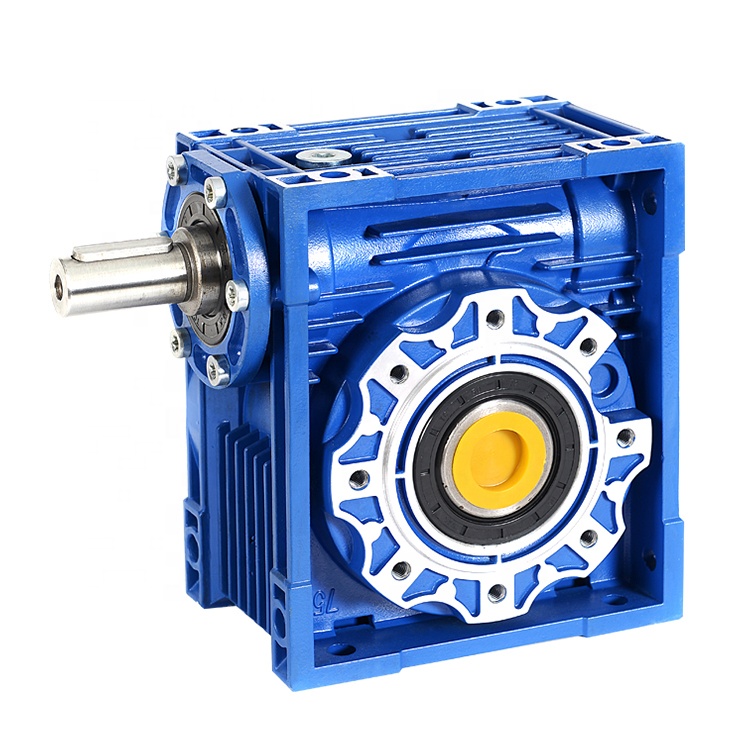 Size 75 Right Angle Worm Gearbox 80:1 Ratio 35 RPM Motor Ready Type NMRV 