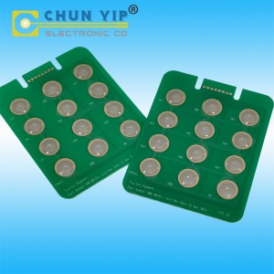 PCB Base Membrane Switches with Metal Dome Tactile