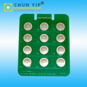 PCB Base Membrane Switches with Metal Dome Tactile