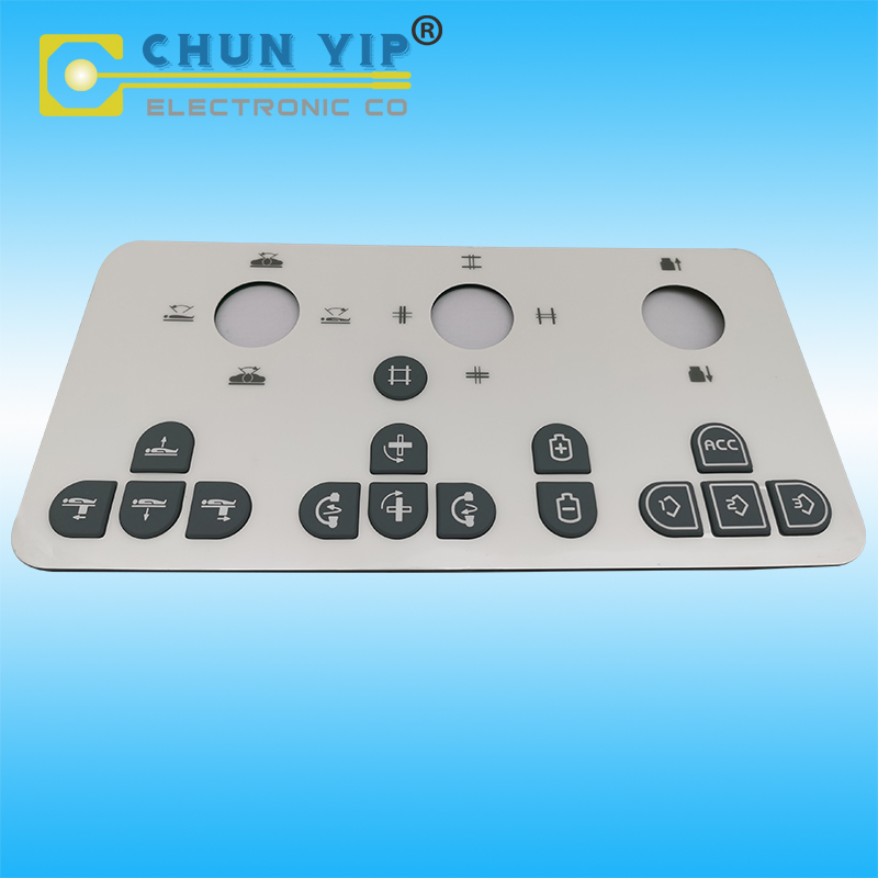 PCB Board Circuit Keypad with Metal Dome Medical Membrane Switches, Silicone Keypads, Silicone Membrane Switches