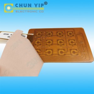 Factory custom Push Button membrane switches, Keypads, FPC Circuit Keypads with Metal Dome Tactile, Control Panels, Pitch ZIF