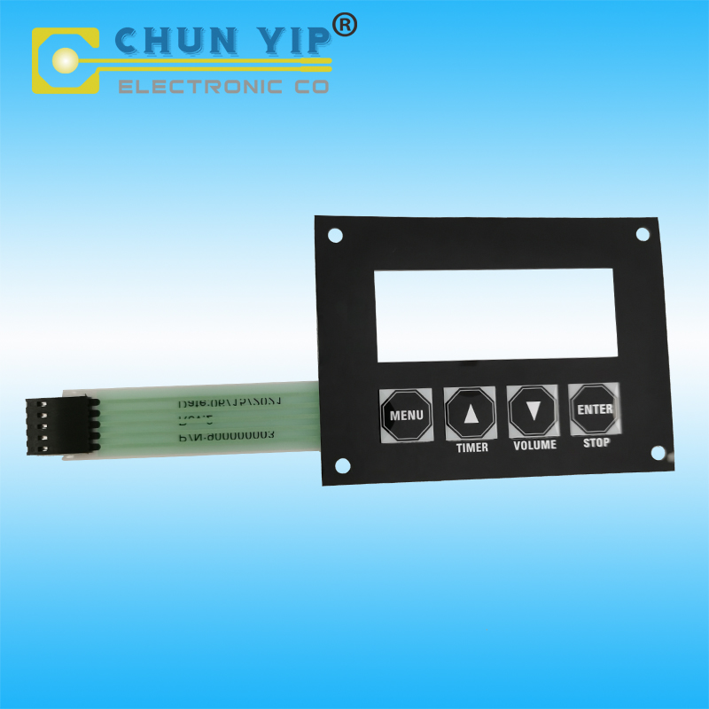 Prepainted Roof Steel Clamp Meter Test Lead -
 PET Circuit Keypad with Metal Dome Tactile  Female Terminal Membrane Switches – Chun Yip
