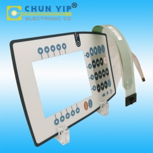Fibre-optical Guide Light Membrane Switches, PET Circuit Keypads, Female Terminal Control Panels
