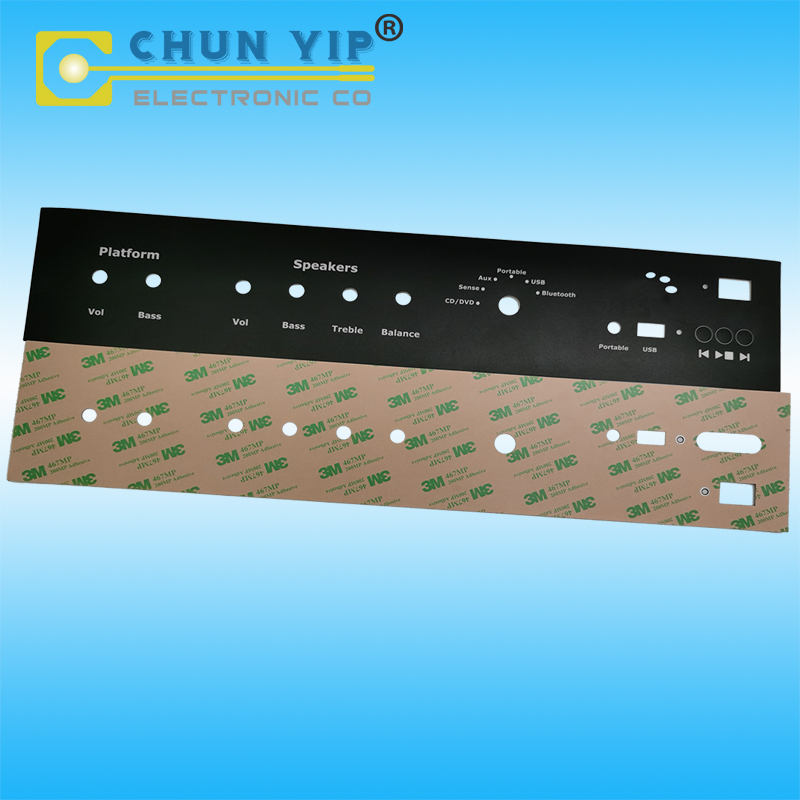 Gl Steel Plate Embossed Membrane Switch -
 Pet Overlay Sticker with 3M adhesive, Nameplate; Rack notice; Signs – Chun Yip