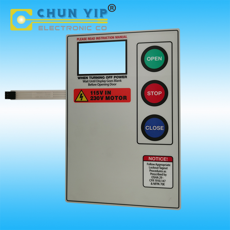 Alu-Zinc Roof Steel Universal Probe Test Leads -
 PET Circuit Keypad with Metal Dome Tactile  Female Terminal Membrane Switches – Chun Yip