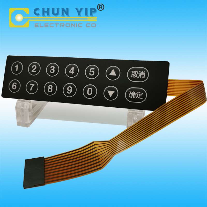 Chinese Steel Manufacturer Custom Membrane Switches -
 FPC Circuit Non-tactile Female Terminal Keypads, FPC Circuit Membrane Switches – Chun Yip