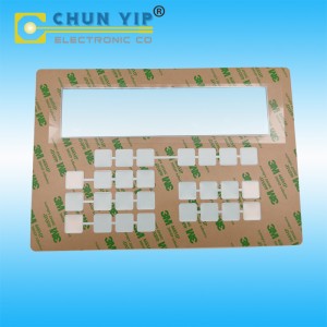 PET Circuit Dome Tactile LED Build in Pitch ZIF Terminal, PET Circuit Control Panels, LED build in Control Panels
