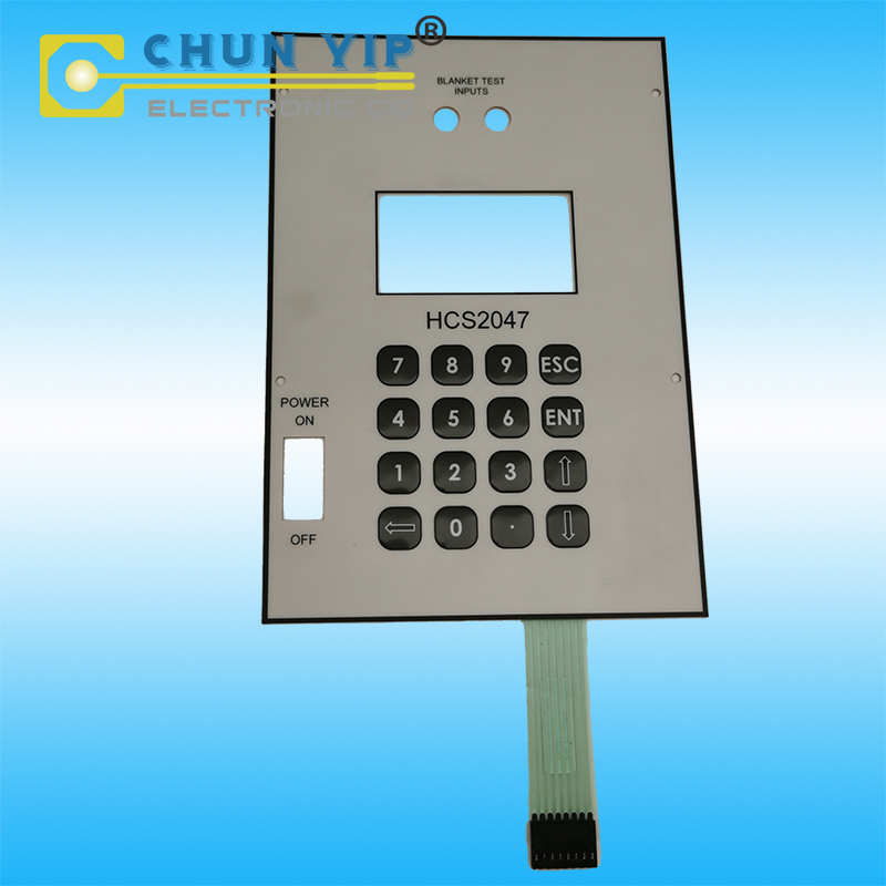 Color Coated Steel Plate Pc Button Panel Membrance -
 PET Circuit Keypad with Metal Dome Tactile  Female Terminal Membrane Switches With Led – Chun Yip