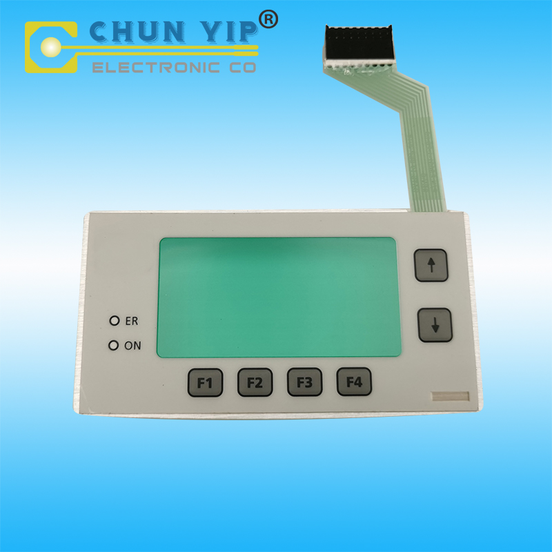PET Circuit Female Terminal Aluminum Plate Back Control Panels, PET Circuit LED Build in Switches, Metal Dome Tactile Keypads
