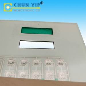 PET Circuit Keypad with Metal Dome Tactile  Female Terminal Membrane Switches Without Led