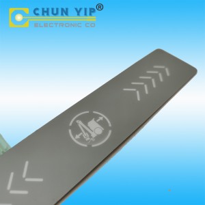 PET Circuit Female Terminal Touch Control Panels,  ITO Film Touch Keypads, Metal Dome Tactile Touch Membrane Switches