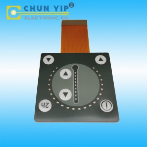 Factory custom Push Button membrane switch, Keypad, FPC Circuit Keypad with Metal Dome Tactile, Control Panel, Led build in keypad