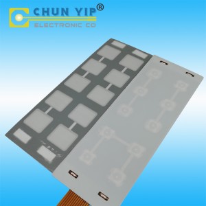 LGF Membrane Switches, Backlight Membrane Switches, Backlit Keypads, FPC Circuit Control Panel ZIF Terminal With Backlit