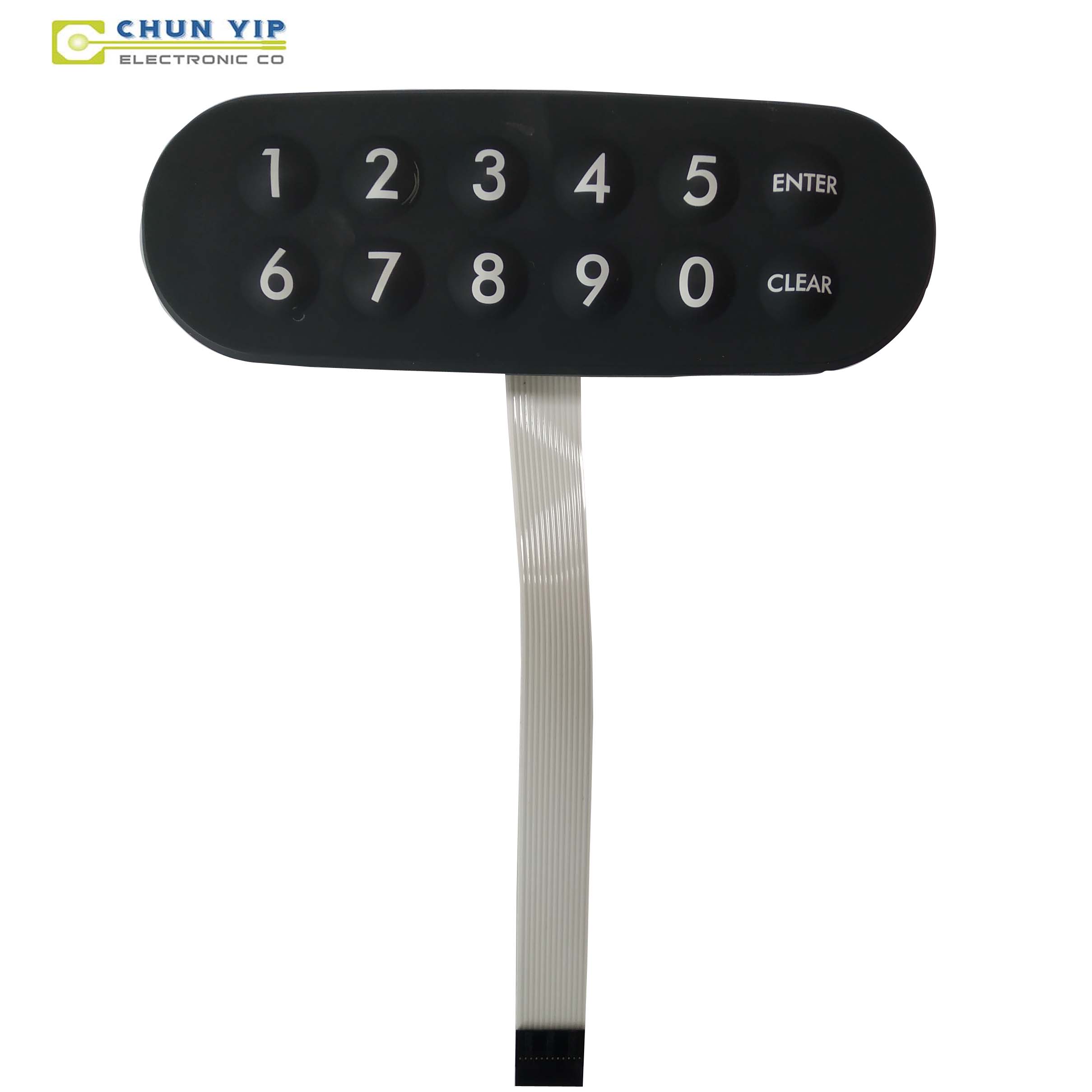Corrugated Color Coated Steel Coil Instrumentation Membrane Keyboard -
 Silicone/Rubber/Metal Membrane Switch – Chun Yip