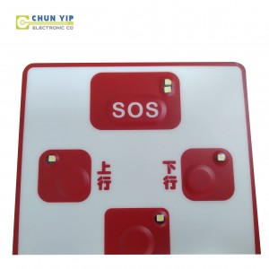 Professional China Customized Tactile Metal Dome Membrane Switch For Computer /led