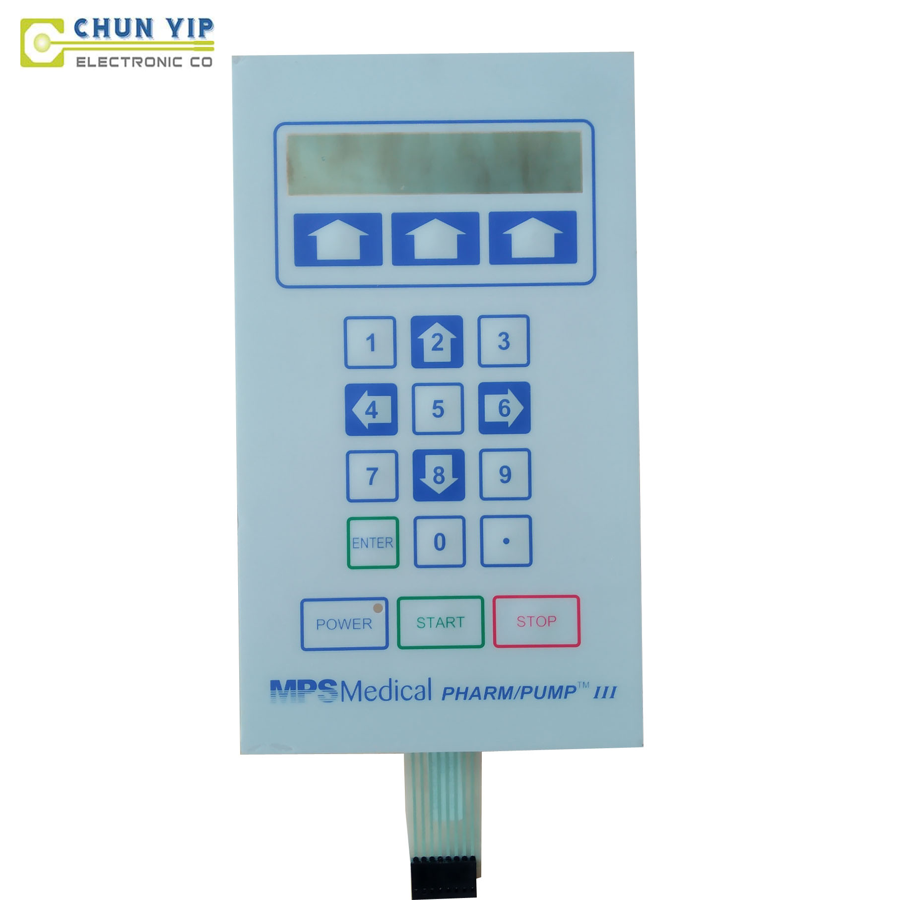 Embossed Ppgi Sheet Lcd Display Membrane Keyboard -
 Medical apparatus and instruments Membrane Switch – Chun Yip