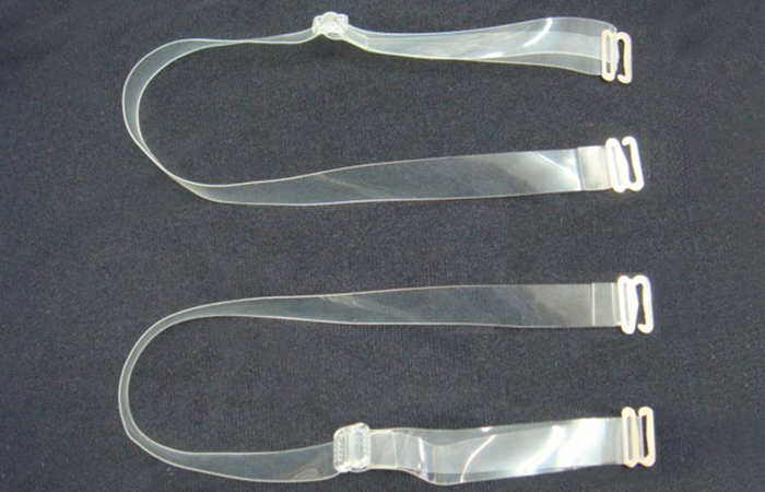 Newly Arrival Elastic Bra Extender - CLEAR BRA STRAPS – Weiai detail pictures