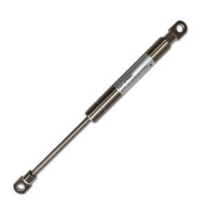 Stainless steel gas spring with single chip