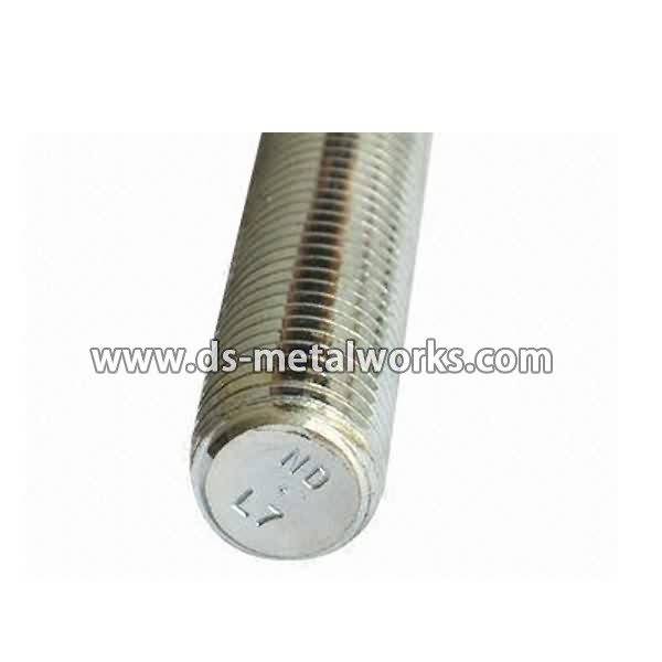 Short Lead Time for ASTM A320 L7 All Threaded Stud Bolts Supply to French