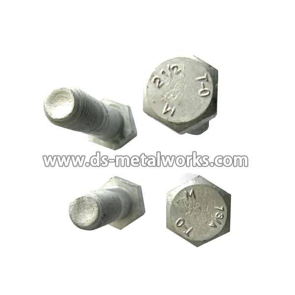 2017 New Style ASTM A394 Steel Transmission Tower Bolts to Belgium Factory