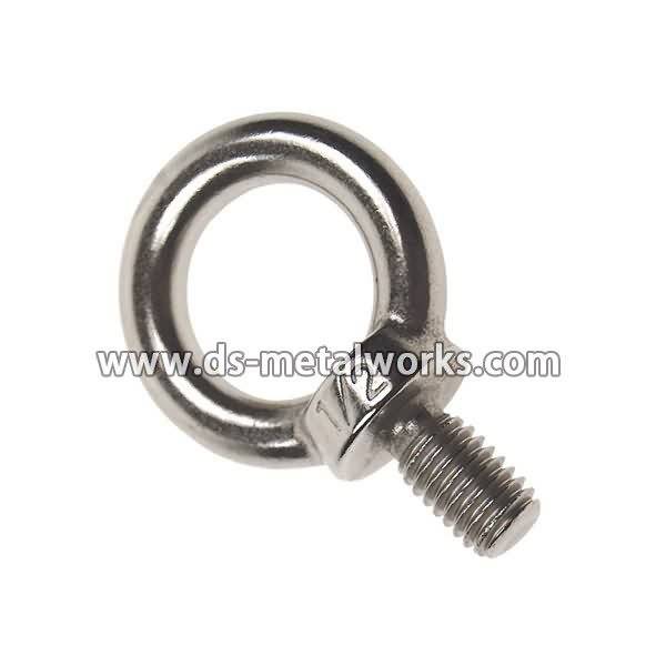 High quality factory DIN580 ASME B18.15 Lifting Forged Eye Bolts Wholesale to Indonesia